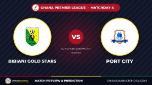 Bibiani Gold Stars vs Port City: GPL Round 4 Preview