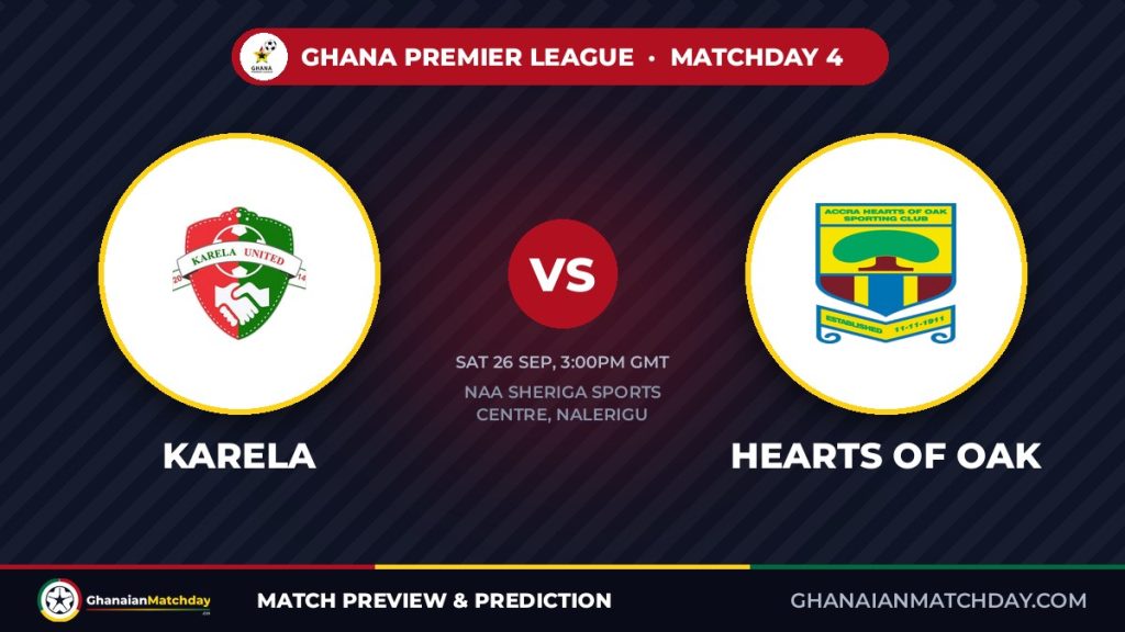 Karela United vs Hearts of Oak: GPL Round 4 Preview